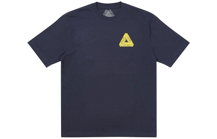 PALACE TRI-SLIME T-SHIRT Logo Yellow Short Sleeve Unisex Navy Blue P20TS033