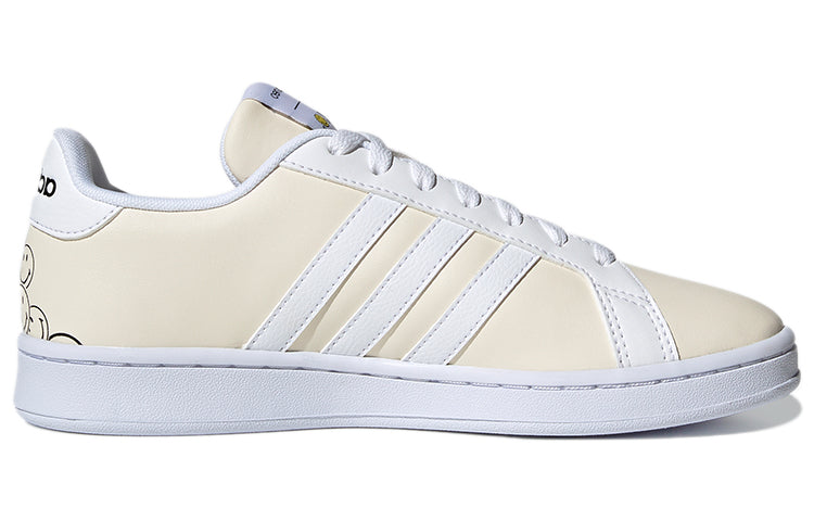 (WMNS) adidas neo x Smiley Grand Court 'Cream Yellow' GY5001