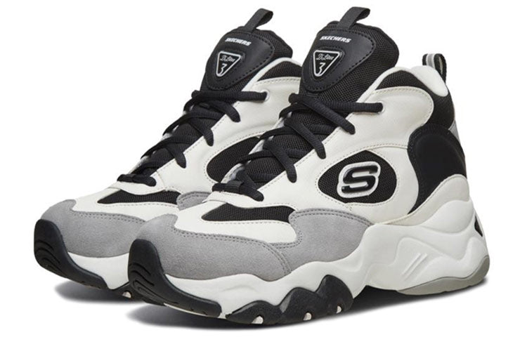 (WMNS) Skechers D'Lites 3.0 Sports Shoes Black/White 88888378-BKNT