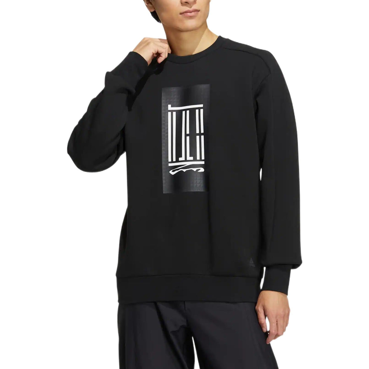 adidas Wuji Series Sportswear Fashion Crew Neck Pullover 'Black' HN8968