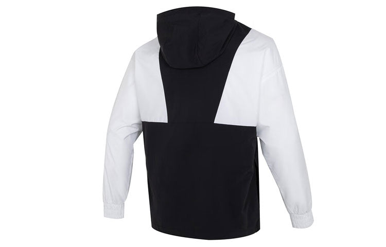 adidas Neo Hooded Windproof Jackets 'Black White' IK5057