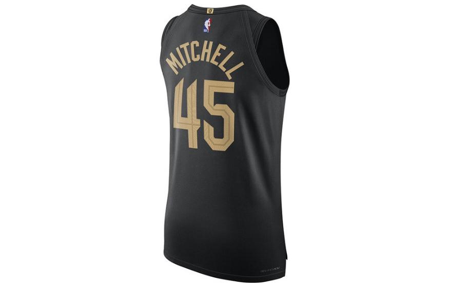 Nike x NBA Cleveland Cavaliers Donovan Mitchell Jerseys 'Black' DQ0165-010