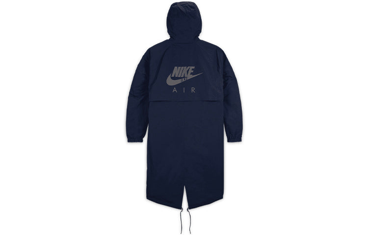 Nike Air x Kim Jones Double-Sided Mid-Length Hooded Jacket Unisex Blue/White DC9983-451
