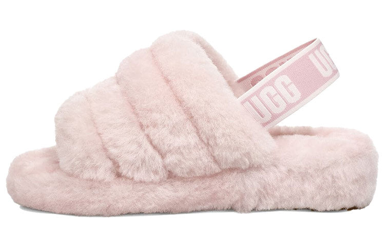 (WMNS) UGG Fluff Yeah Slide Thick Sole Shoe Pink 1095119-SLPN