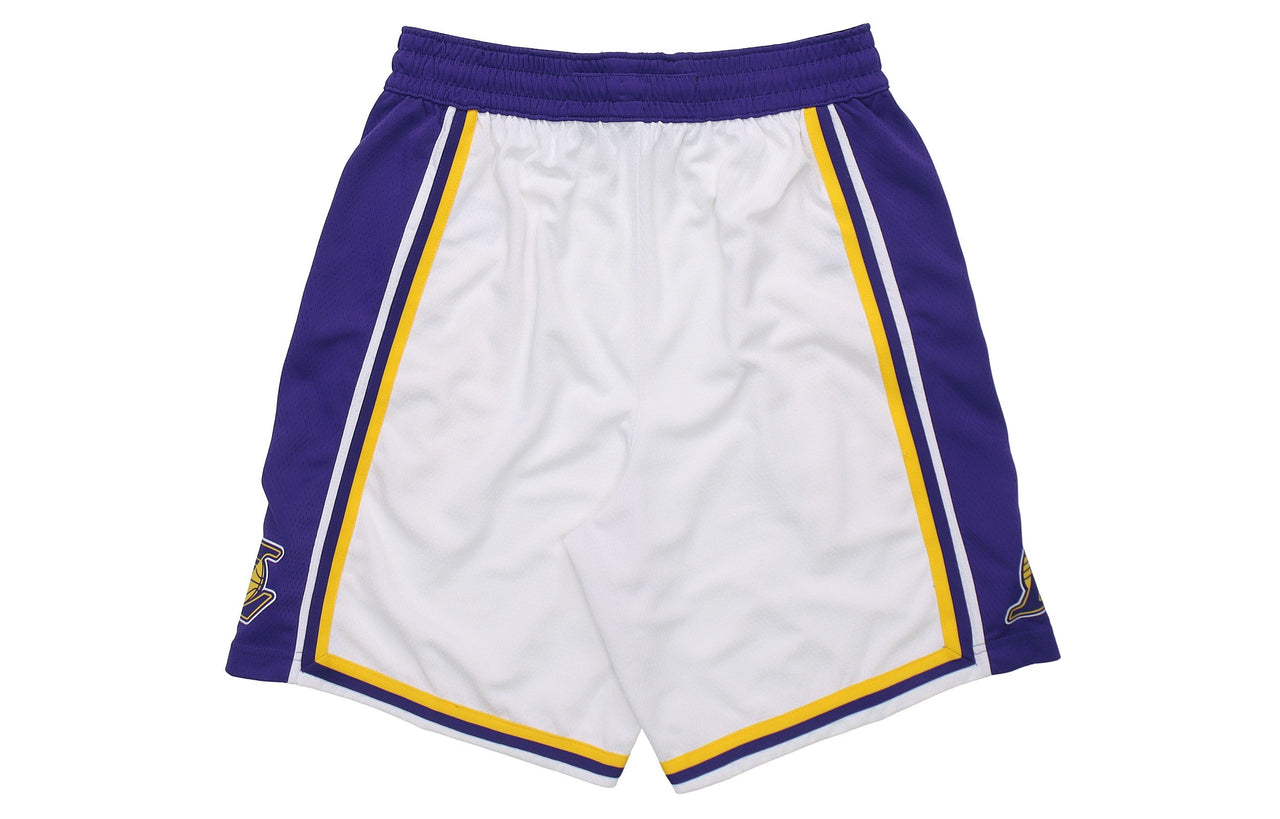Nike NBA Association Edition SW Fan Edition Lakers Basketball Shorts White AJ5616-100