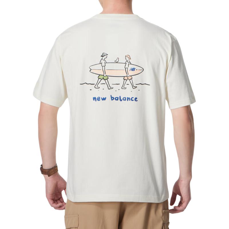 New Balance Wave Club T-shirt 'Ivory' NEE26151-IV