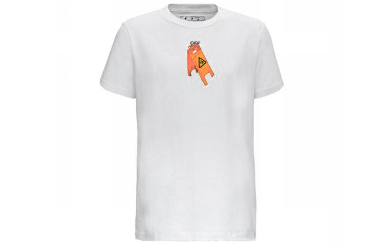 Off-White Pascal Printing Short Sleeve White OMAA027F20FAB0030110