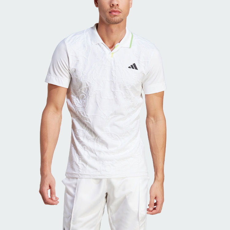 adidas AEROREADY FreeLift Pro Tennis Polo Shirt 'White' IA7099