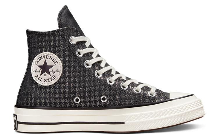 (WMNS) Converse Chuck 70 High 'Houndstooth Shine - Black' A04277C