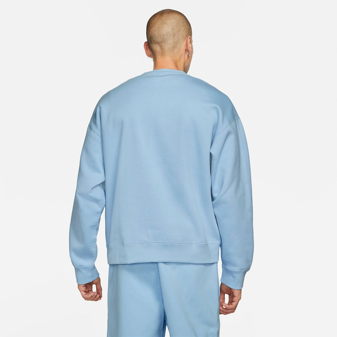 Nike NRG Solo Swoosh Fleece Crew Sweatshirt 'Baby Blue' CV0554-436
