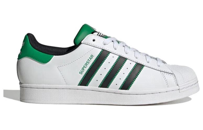 adidas Originals Superstar Shoes 'White Black Green' ID4670