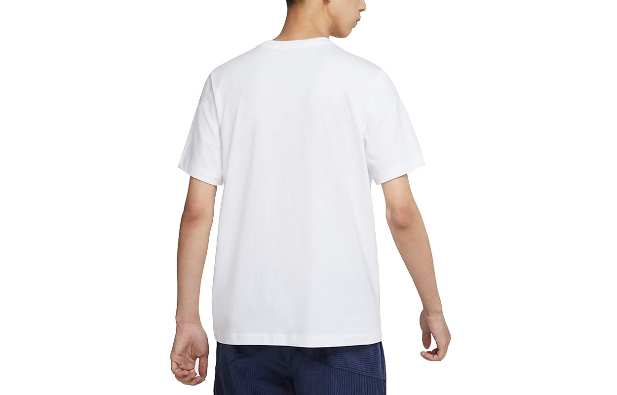 Nike Sportswear Alphabet Printing Casual Sports Short Sleeve White DB6476-100