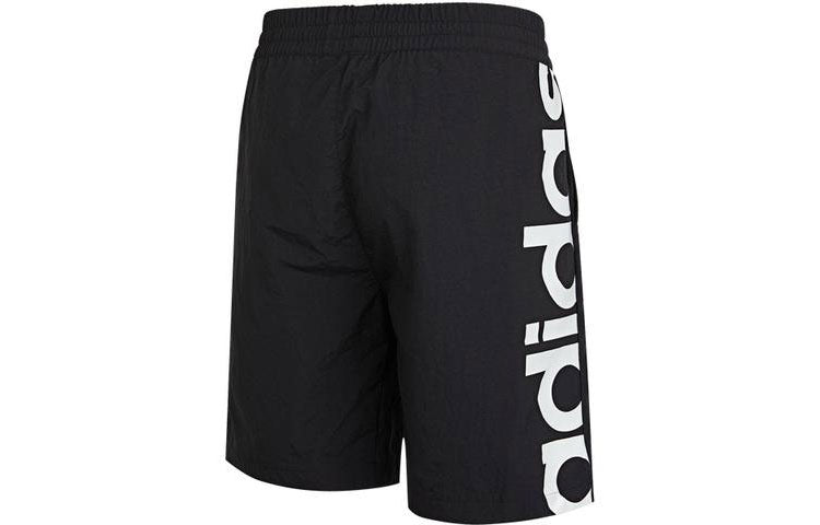 adidas neo Side Large Logo Athleisure Casual Sports Shorts Black GP6392