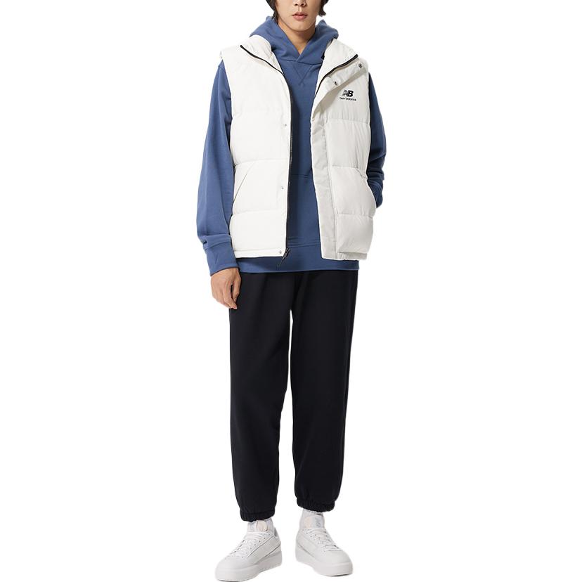 New Balance Plain Athletic Vest 'White' AMV23347-CIC
