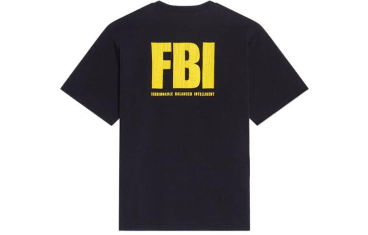 Balenciaga Year Of The Tiger FBI Revesible T-Shirt 'Navy' 681467TLVM54084