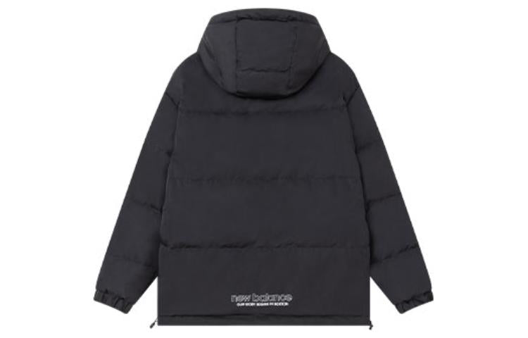New Balance logo Sportswear Puffer 'Black White' 5PC44733-BK