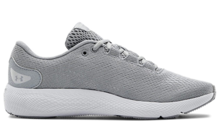 (WMNS) Under Armour Charged Pursuit 2 Sports Shoes Gray/White 3022604-101