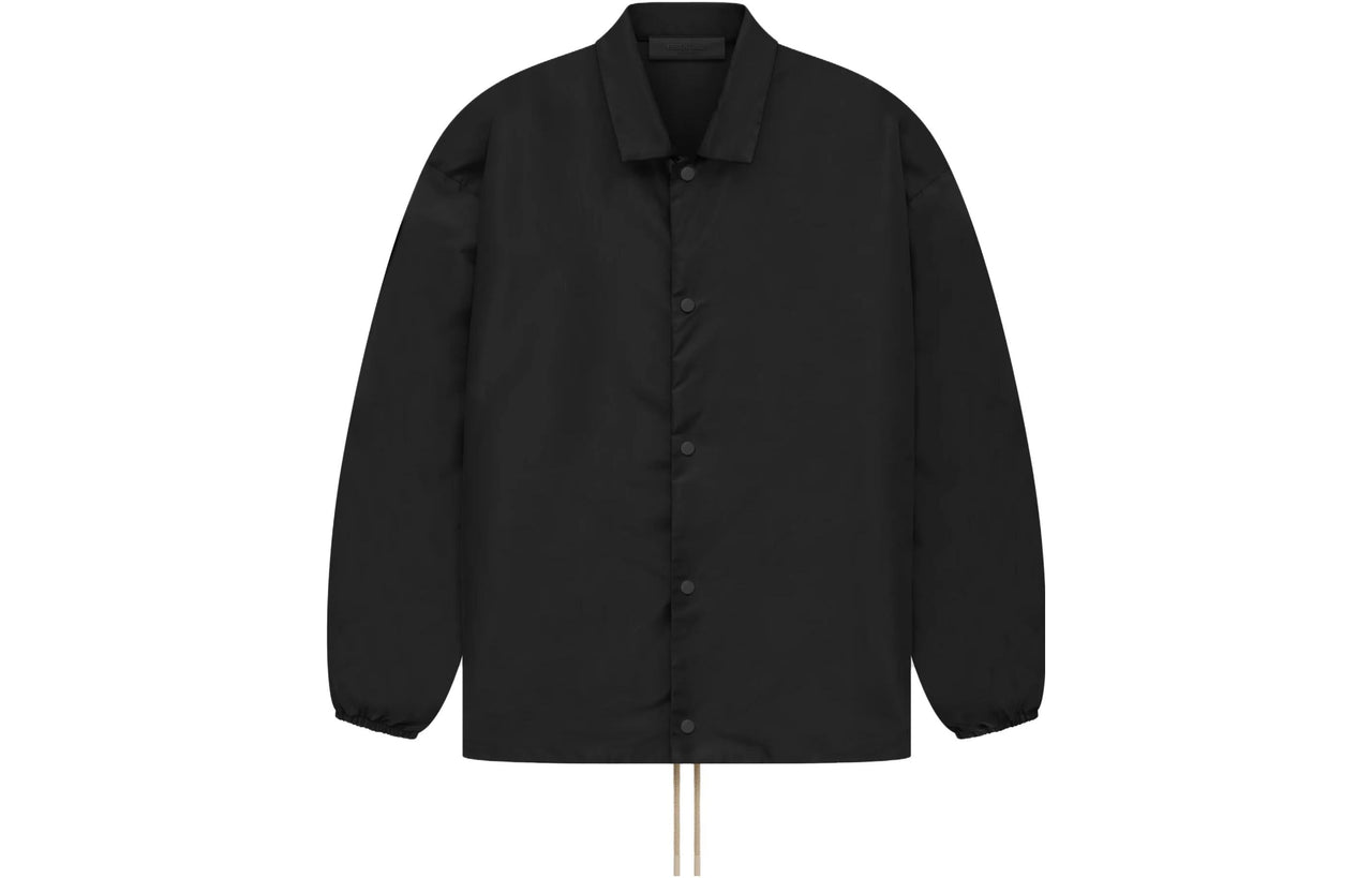 Fear of God Essentials The Black Collection Coaches Jacket 'Jet Black' 202SP232010F
