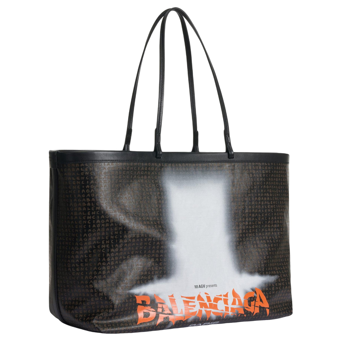 Balenciaga Select Tote Bag Large 'Black Orange' A000QC2ACQE6976