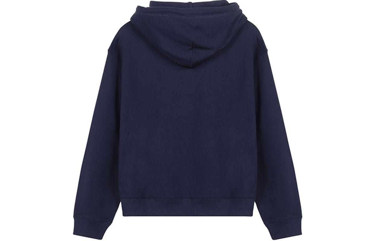KENZO SS21 Small Tiger Head Embroidery Long Sleeve Male Blue FB55SW3604ML-76