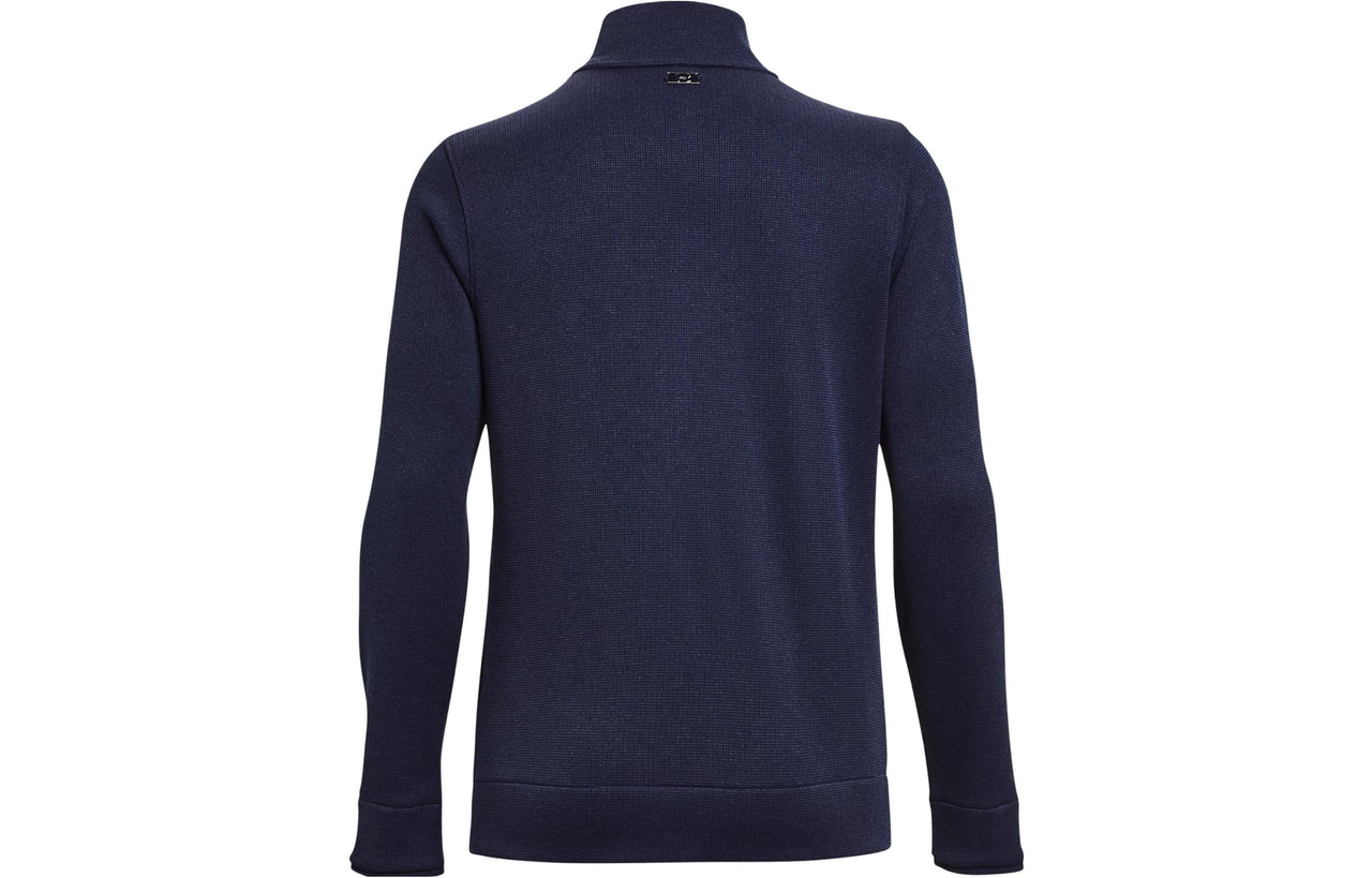 (WMNS) Under Armour Storm Sweater Fleece Half Zip Sweater Fleece 'Navy Blue' 1382923-410