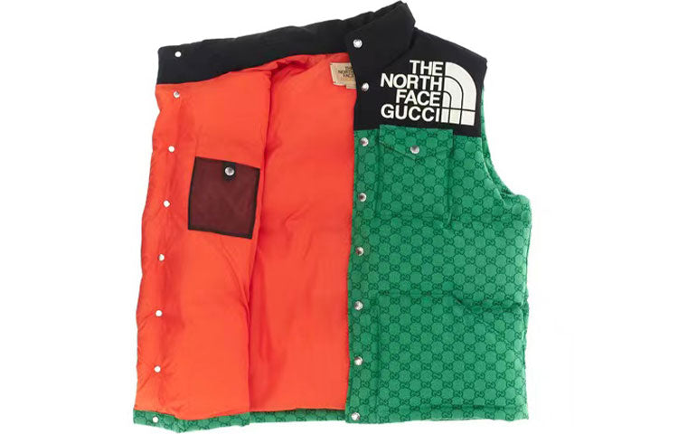 Gucci x The North Face Padded Vest 'Green Black' 670910-Z8APZ-3348