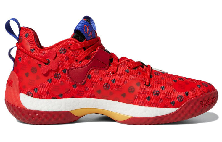 adidas Harden Volume 6 'Vivid Red Monogram' HQ3884