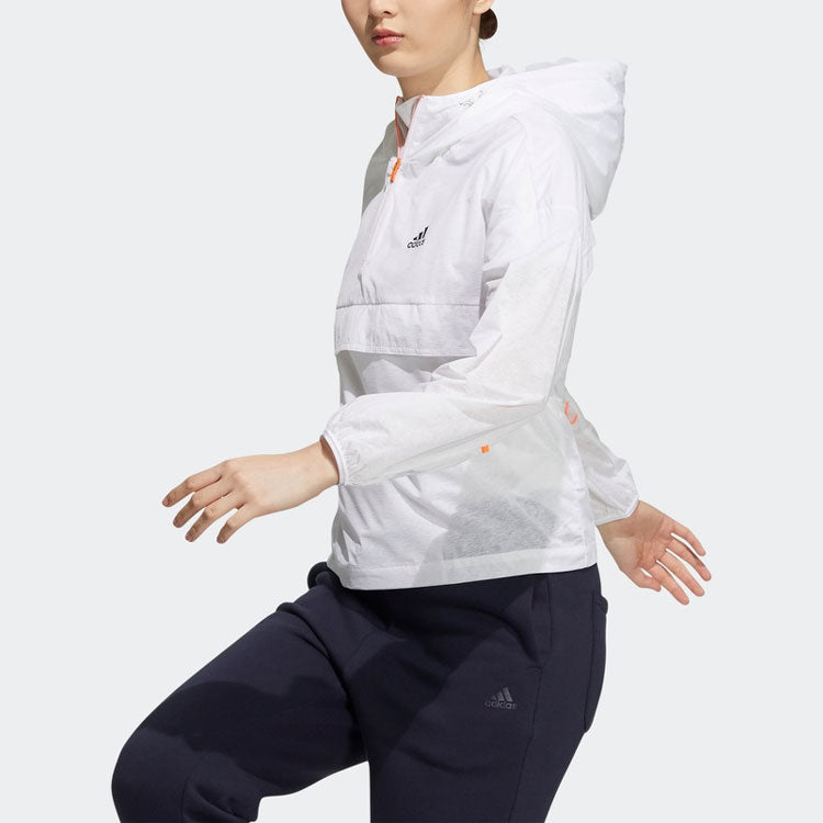 (WMNS) adidas Tech Windbreaker Excite Jackets 'White' GP0658