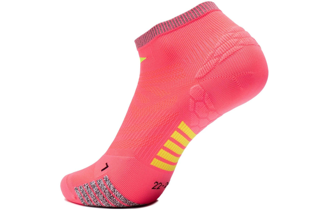 Li-Ning Running Short Socks 'Neon Red' AWST101-2