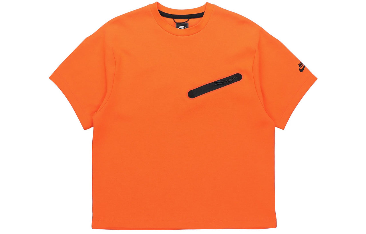 Nike Sportswear NSW TECH FLEECE Short Sleeve Orange CZ3504-837