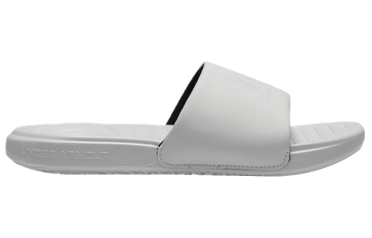 (WMNS) Under Armour Ansa Fixed Slides 'Triple White' 3023772-101
