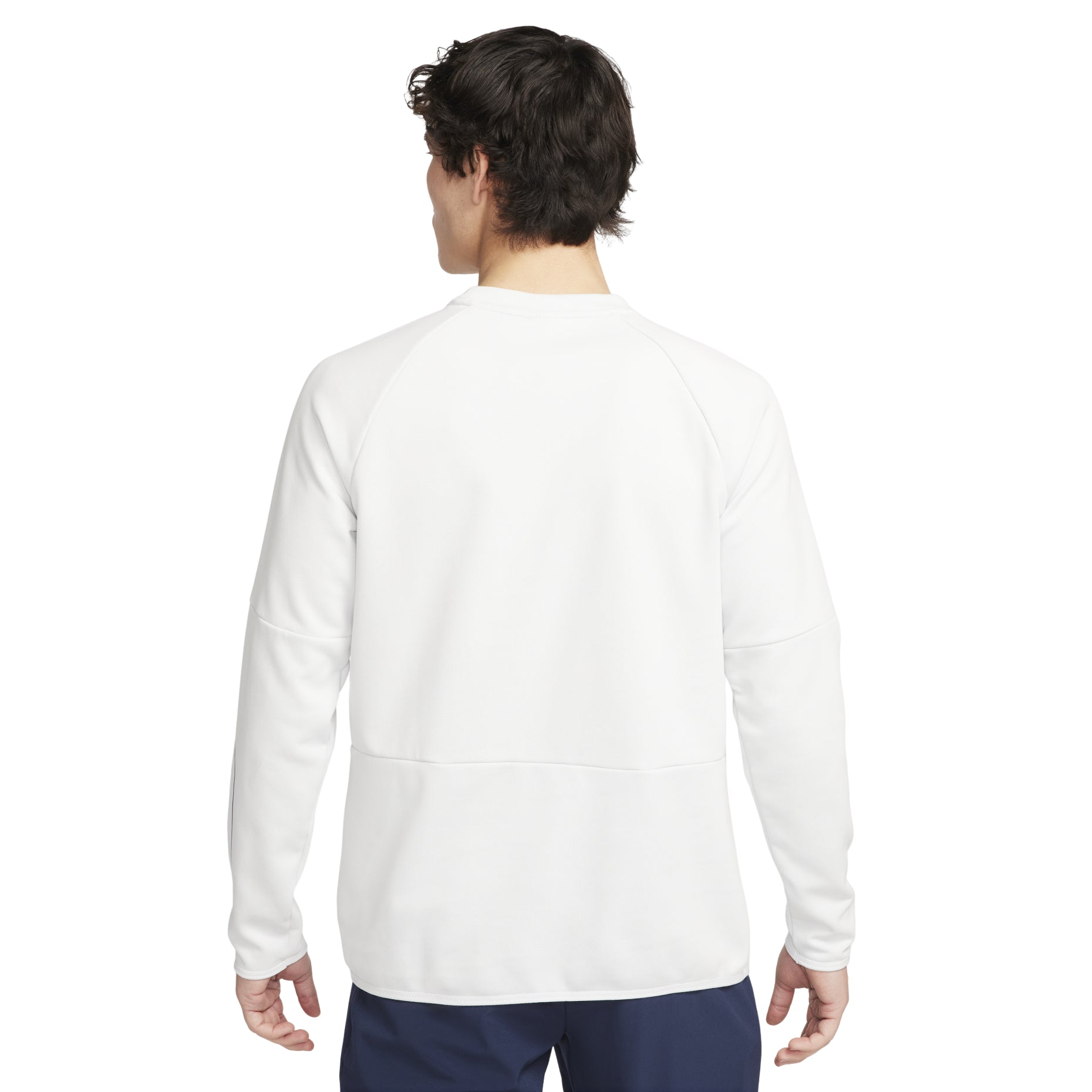 Nike Dri-FIT Fleece Fitness Crewneck Sweatshirt Asia Sizing 'Photon Dust Blue' FN3290-025