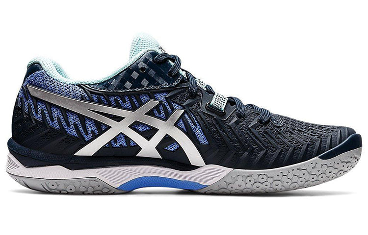 (WMNS) ASICS Court Control FF 2 'Black Silver Blue' 1072A057-404