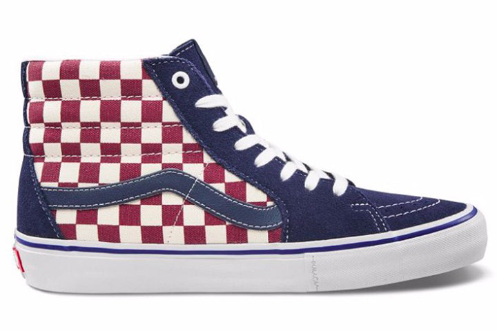Vans SK8-HI Pro 'Checkerboard - Dress Blues' VN0A45JDVG8