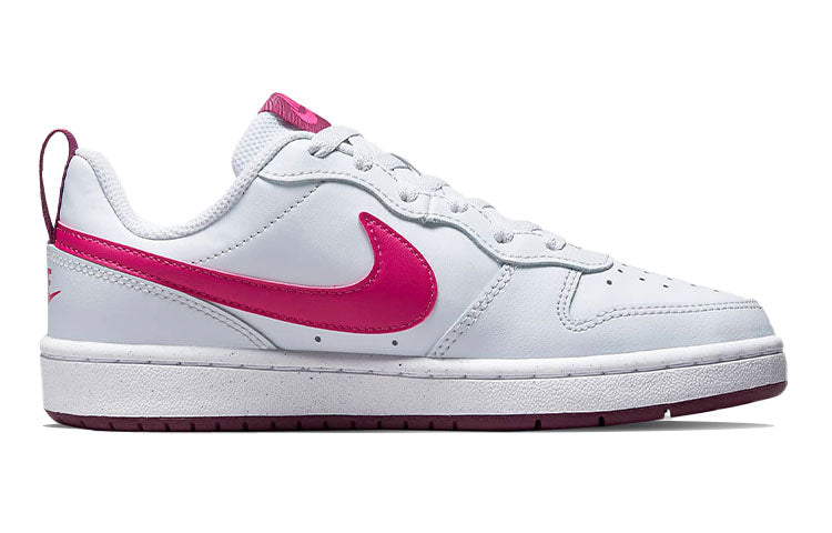 (GS) Nike Court Borough Low 2 'Pure Platinum Pink Prime' BQ5448-015