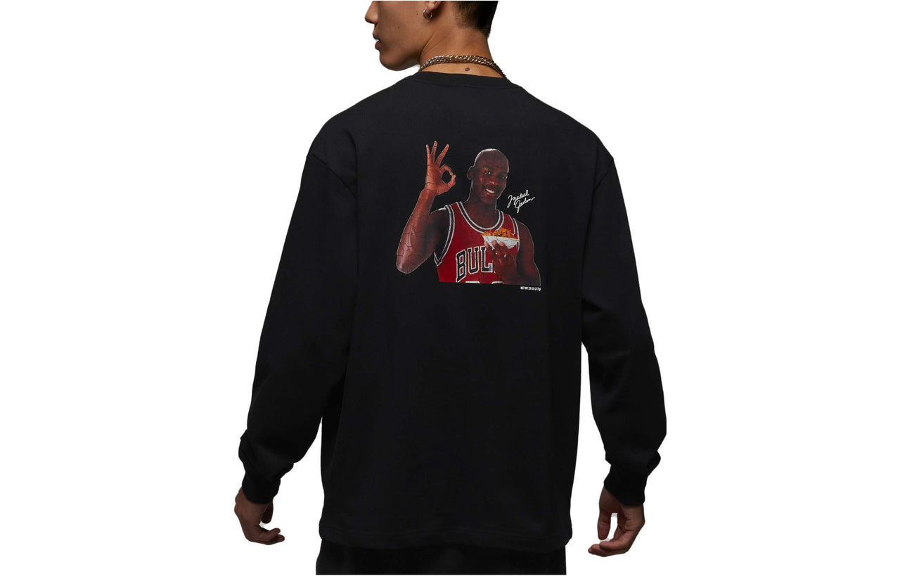 Air Jordan Flight MVP 85 Long-Sleeve T-Shirt 'Black' DV8429-010