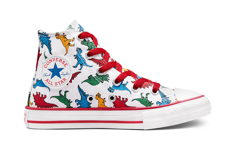 (PS) Converse Chuck Taylor All Star Dinosaurs High Top 'White Red' A00928C