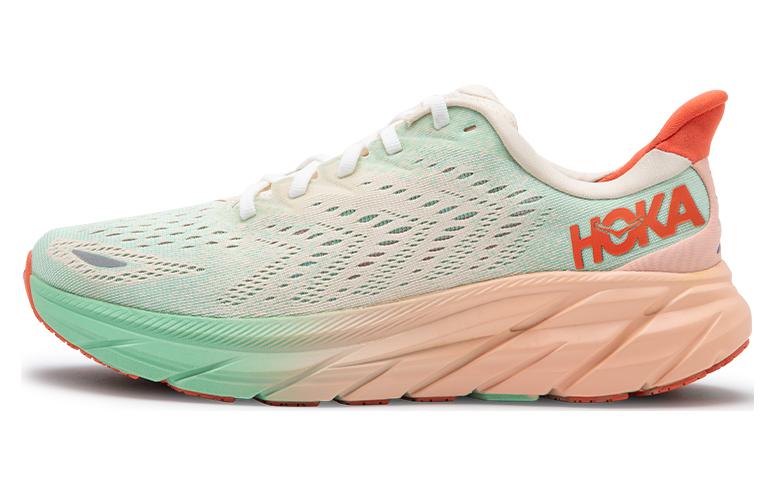 (WMNS) HOKA ONE ONE Clifton 8 'Orange Mint Green' 1119394-SGAS