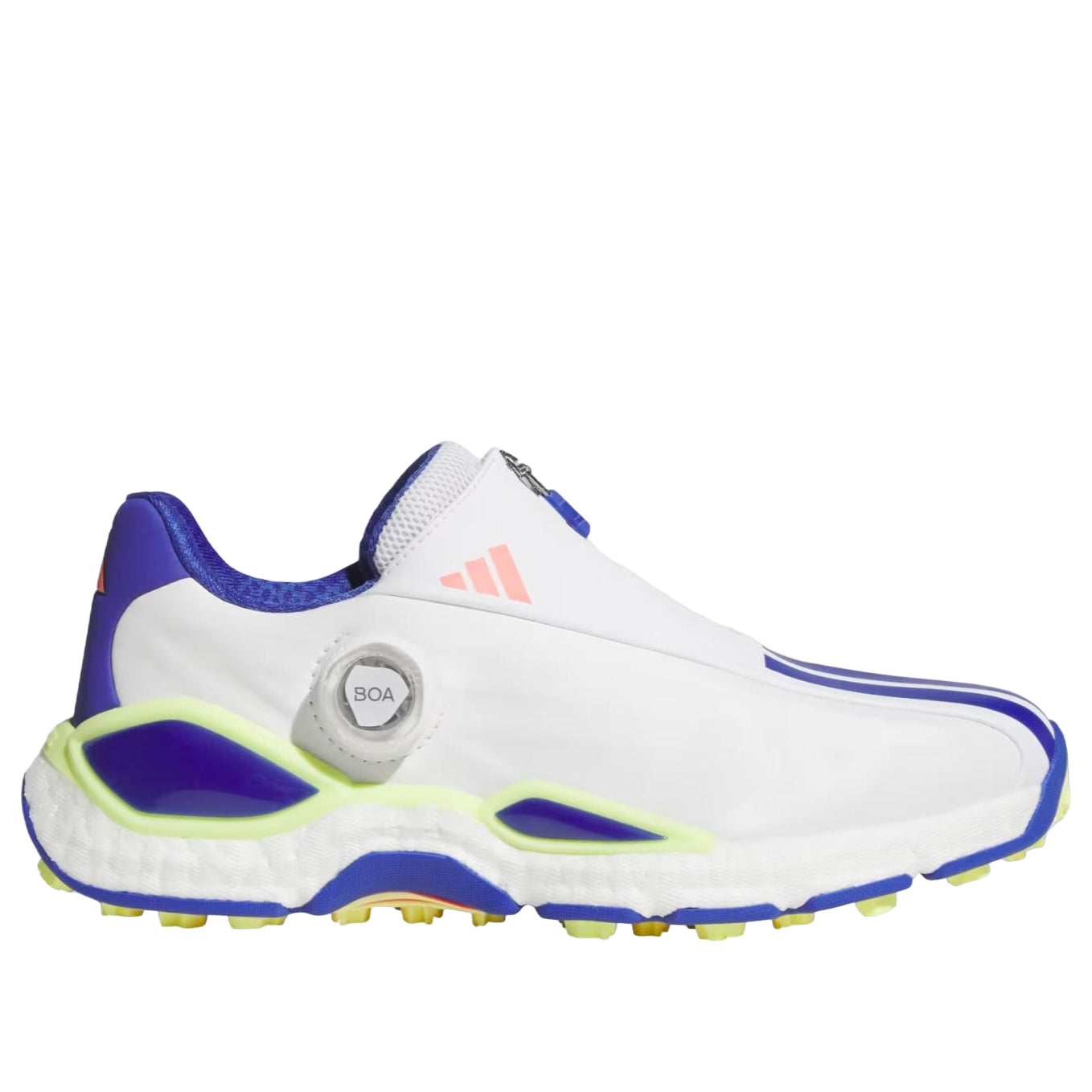 (WMNS) adidas Codechaos 27 Boa Spikeless Golf 'White Dual Indigo Frozen Lemon' KI5753