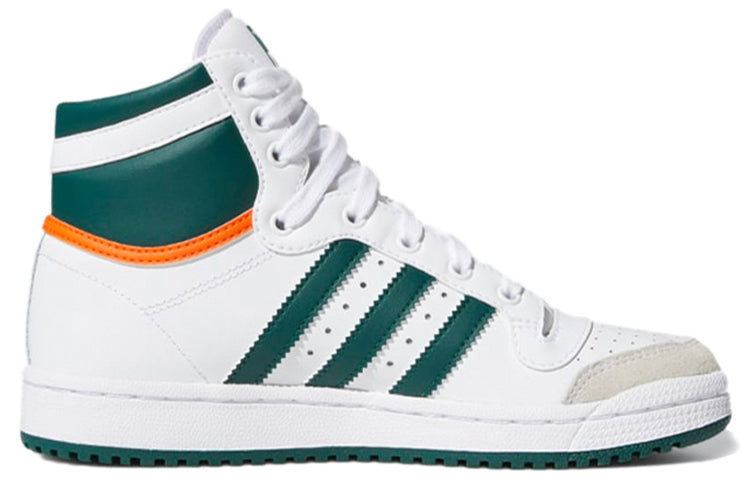 (GS) adidas Top Ten High J 'White Collegiate Green' EF2831