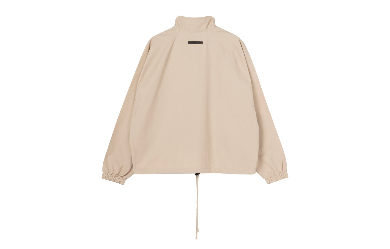 Fear of God Essentials FW21 Half-zip Track Jacket Beige/Linen FOG-FW21-104