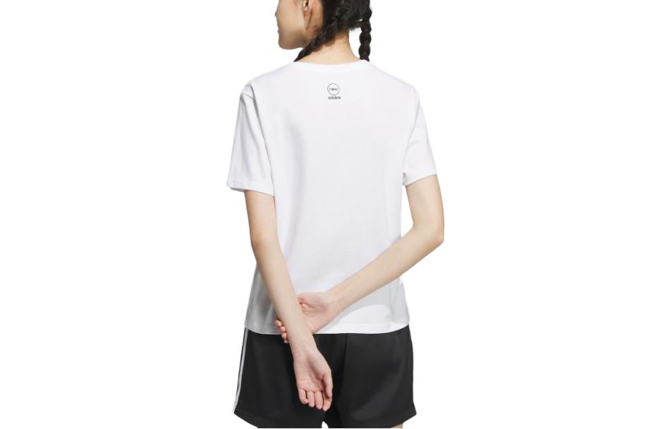 (WMNS) adidas Neo Graphic T-Shirt 'White' IP3875