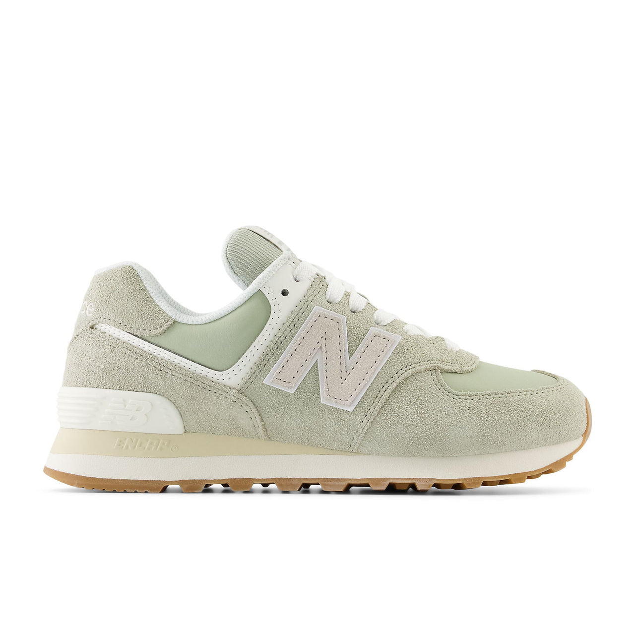 (WMNS) New Balance 574 Lifestyle Sneakers 'light Green' WL574QD2