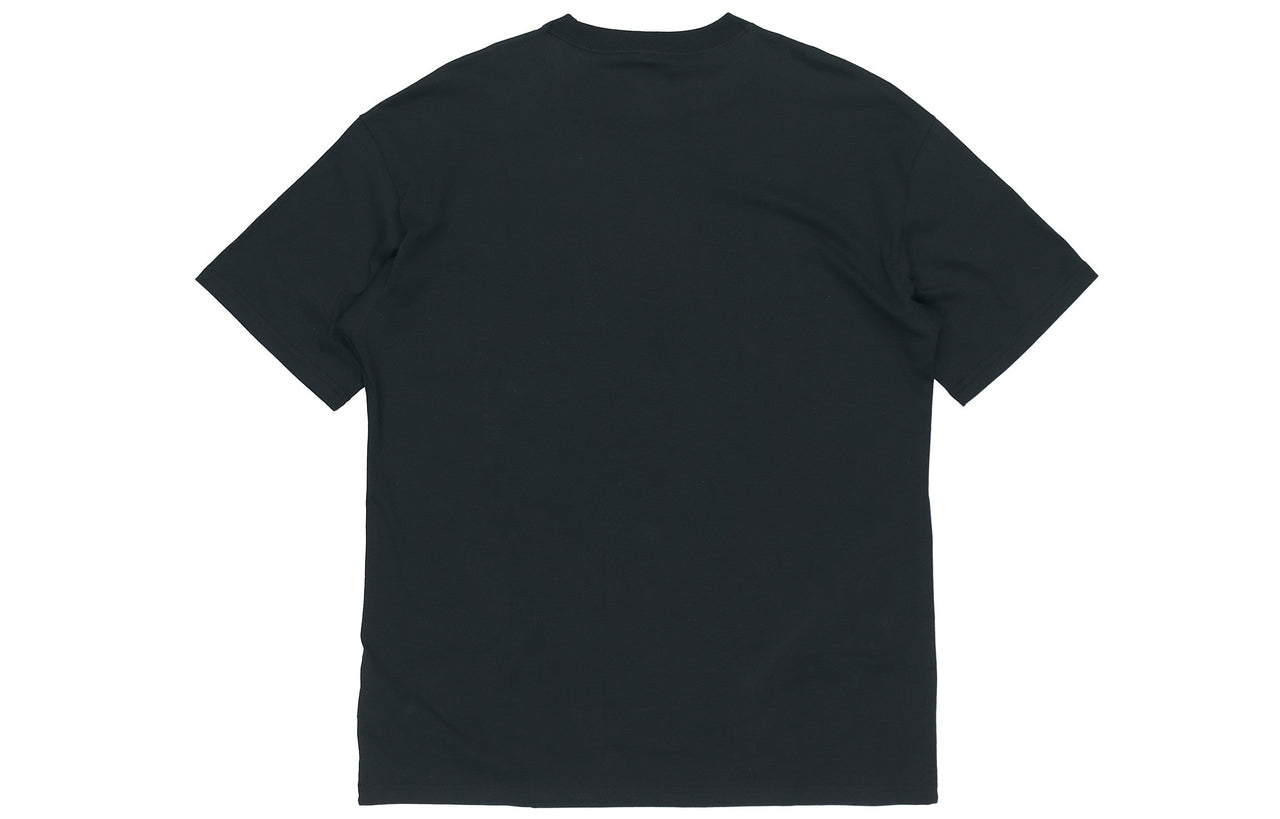 Men's Converse Classic Round Neck Sports Short Sleeve Black 10020885-A02