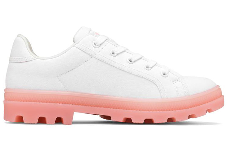 (WMNS) Skechers Roadies Low-Top Sneakers White/Pink 155114-WLPK