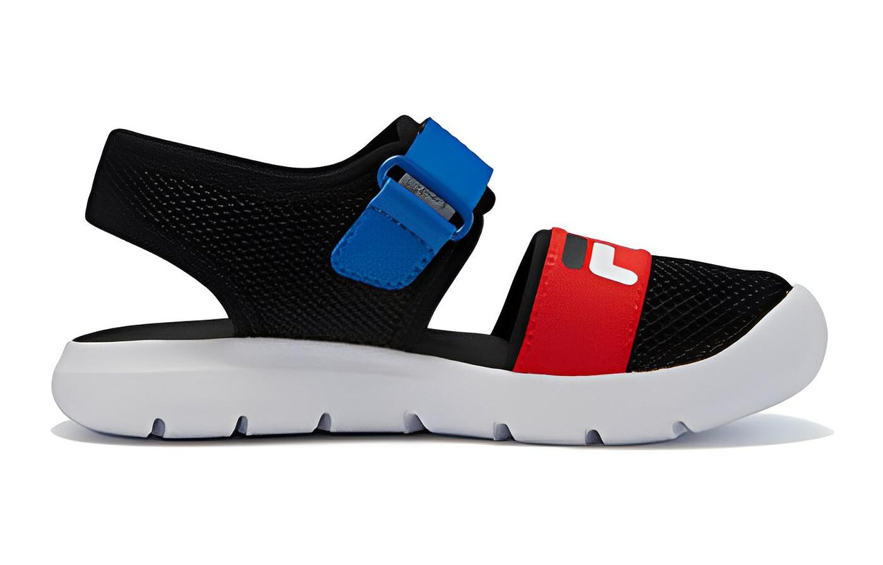 (PS) FILA Casual Flats Sandals 'Black Red Blue' K14B322805PBR