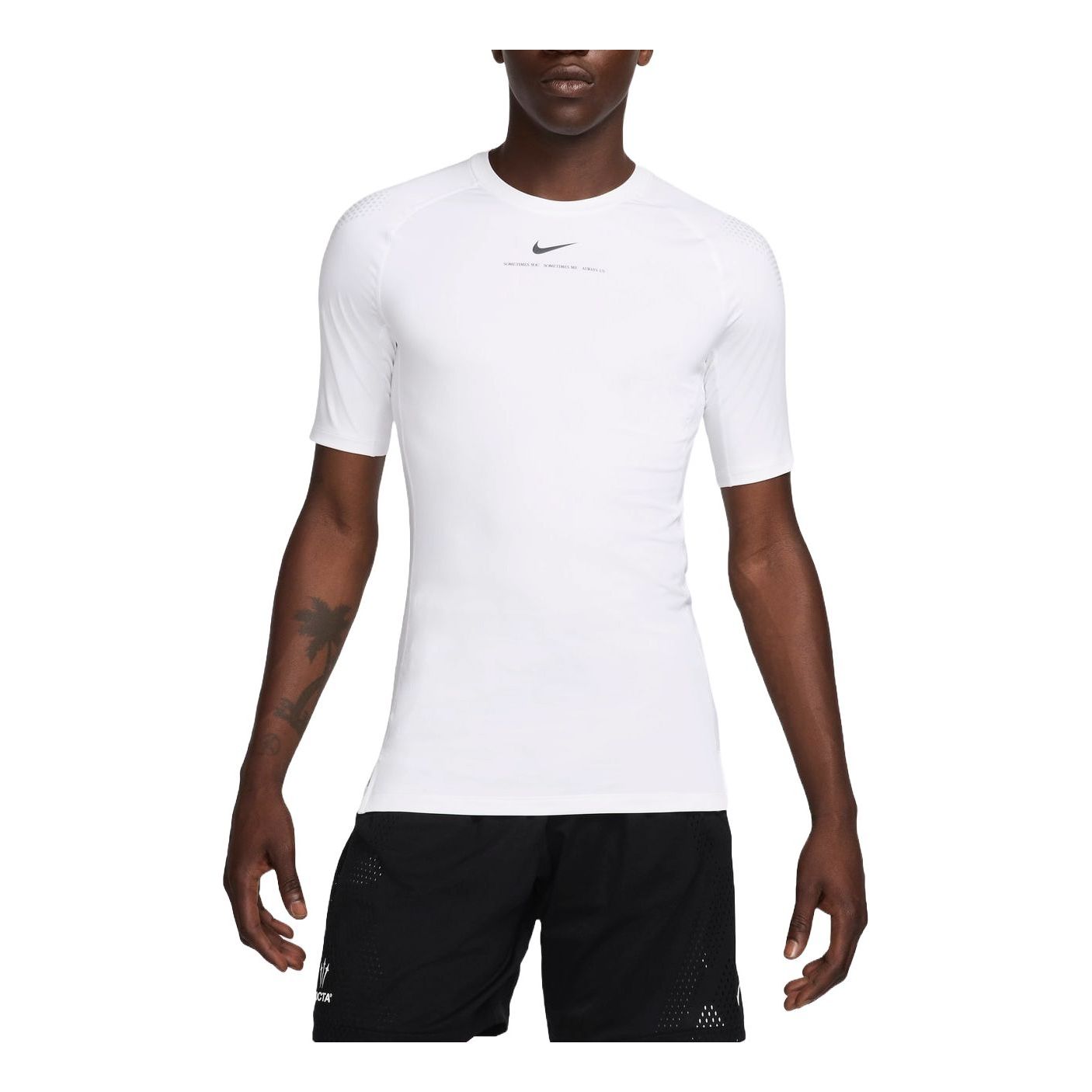 Nike x NOCTA Base Layer Basketball T-shirt 'White Black' DM1710-100