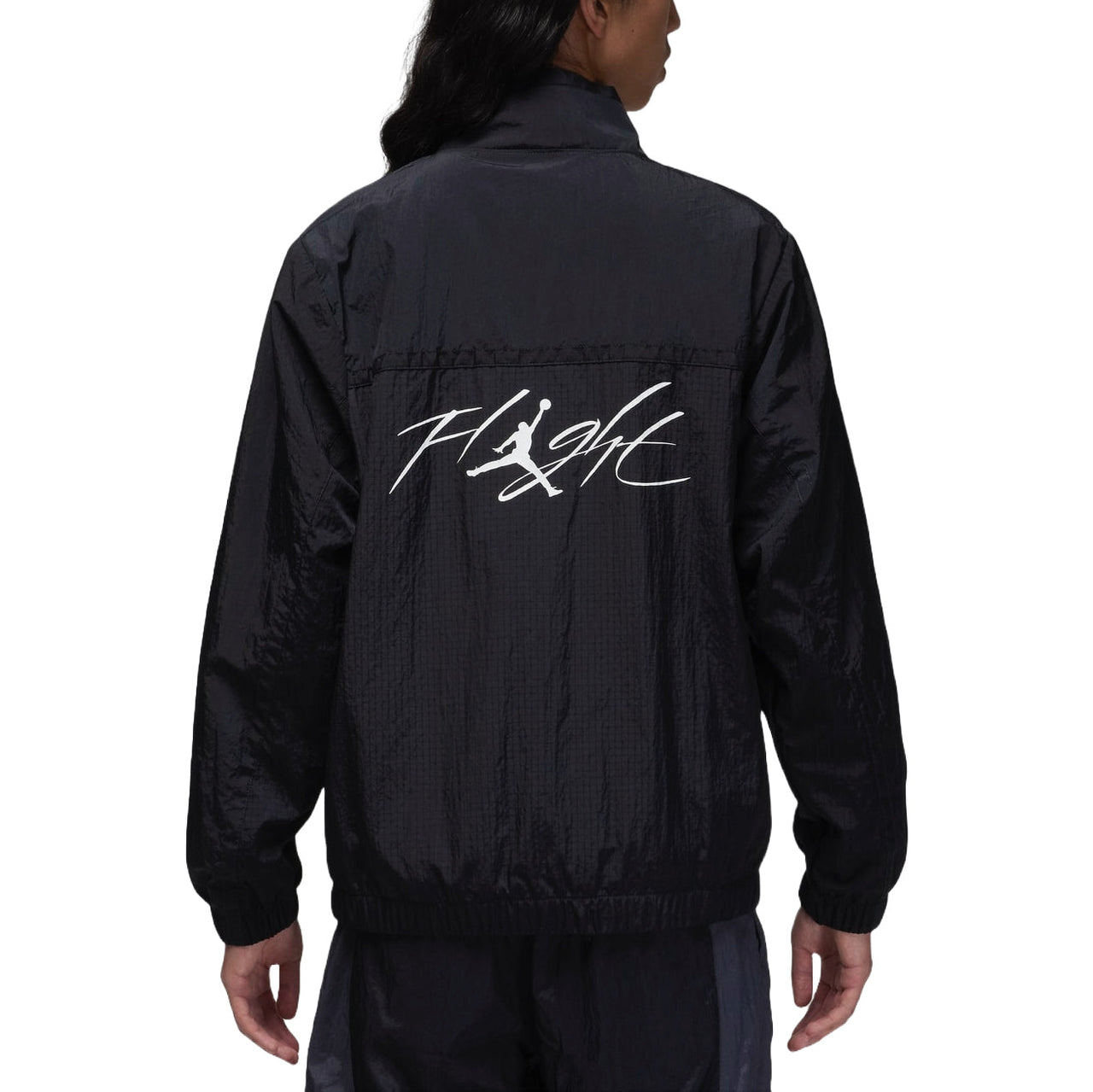 Air Jordan Essentials Graphic Woven Jacket Asia Sizing 'Black' FN4538-010