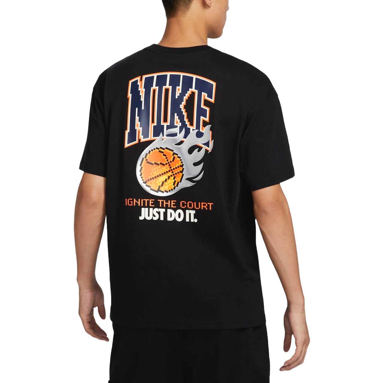 Nike Max90 Basketball T-Shirt Asia Sizing 'Black' FZ8082-010