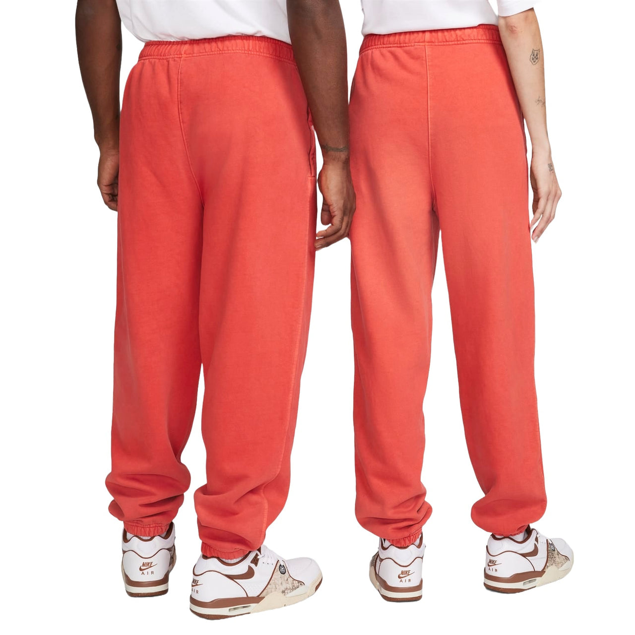 Nike x Stussy Pigment Dyed Fleece Sweatpants 'Habanero Red' FJ9157-642